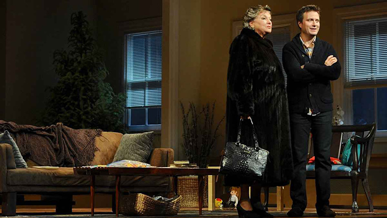 as Cal in <i>Mothers and Sons</i> with Tyne Daly<br />Photo: Mandee Kuenzle